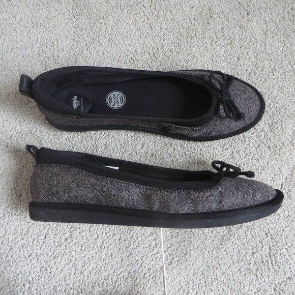 Rocket Dog Radha Womens Ballet Flats/Shoes Size 11 Black/Heathered Black/Gray - Picture 1 of 10